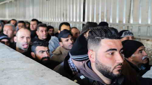checkpoint foe Palestinian labour